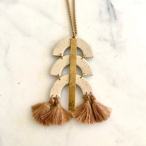 Handmade/Hand crafted polymer clay pendant necklace - Picture 1 of 3